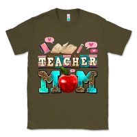 Army Green teacher mom Classic Tee - AdoDesignShop