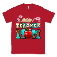 Red teacher mom Classic Tee - AdoDesignShop