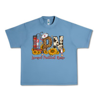 Pebble Blue lpn licensed practical nurse Urban Heavy Tee - FaDigitalArtStudio