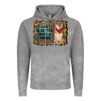 Cloud Rock life is better with a shiba Vintage Hoodie - RanaPortraitStore