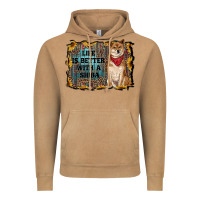 Vintage Camel life is better with a shiba Vintage Hoodie - RanaPortraitStore