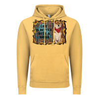 Vintage Mustard life is better with a shiba Vintage Hoodie - RanaPortraitStore