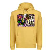 Antique Gold Mardi Gras Calf Premium Hoodie - LillyAllenDesigns