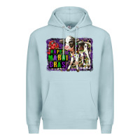 Blue Mist Mardi Gras Calf Premium Hoodie - LillyAllenDesigns