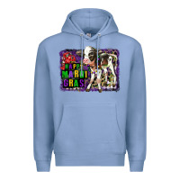 Colony Blue Mardi Gras Calf Premium Hoodie - LillyAllenDesigns