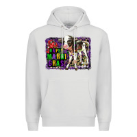 Dove Grey Mardi Gras Calf Premium Hoodie - LillyAllenDesigns