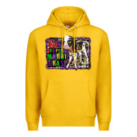 Lemon Mardi Gras Calf Premium Hoodie - LillyAllenDesigns