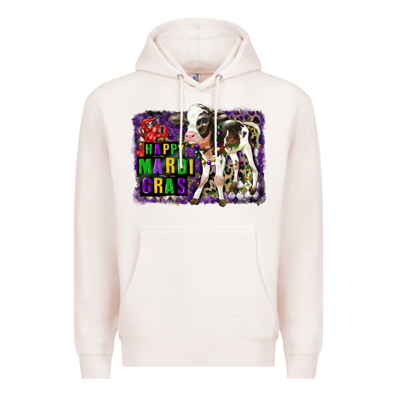 Mardi Gras Calf Premium Hoodie by LillyAllenDesigns | Teevron