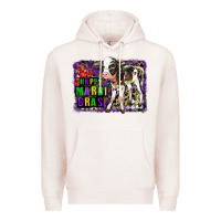 Pale Pink Mardi Gras Calf Premium Hoodie - LillyAllenDesigns