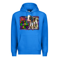 True Royal Mardi Gras Calf Premium Hoodie - LillyAllenDesigns