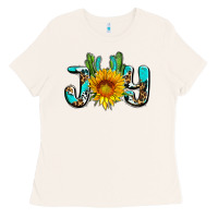 Bone joy with sunflower and cactus ado Ladies Tee - AdoDesignShop