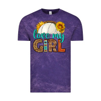 Cloud Purple love my girl volleyball Vintage Tee - HRA Design Shop
