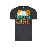 Vintage Black love my girl volleyball Vintage Tee - HRA Design Shop