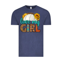 Vintage Denim love my girl volleyball Vintage Tee - HRA Design Shop