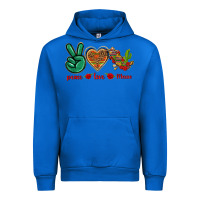 Cobalt Peace Love Mexico Urban Hoodie - texasbilliewilder