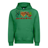 Emerald Peace Love Mexico Urban Hoodie - texasbilliewilder