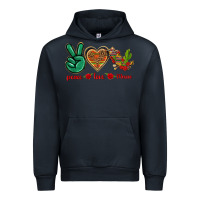 Navy Peace Love Mexico Urban Hoodie - texasbilliewilder