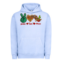 Pigment Grape Ice Peace Love Mexico Urban Hoodie - texasbilliewilder