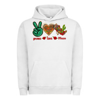 Pigment Lunar Rock Peace Love Mexico Urban Hoodie - texasbilliewilder