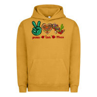 Pigment Peanut Butter Peace Love Mexico Urban Hoodie - texasbilliewilder