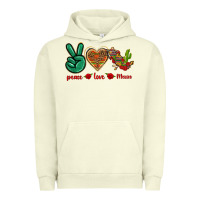 Peace Love Mexico Urban Hoodie | Teevron
