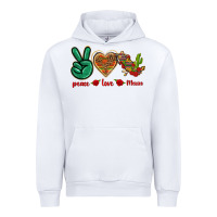 White Peace Love Mexico Urban Hoodie - texasbilliewilder