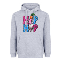 Heather Grey Easter hip hop gnome Heavyweight Hoodie - NancyCooperArtShop