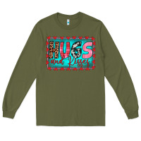 Army Green hugs and kisses Long Sleeve Tee - JahusDesignShop