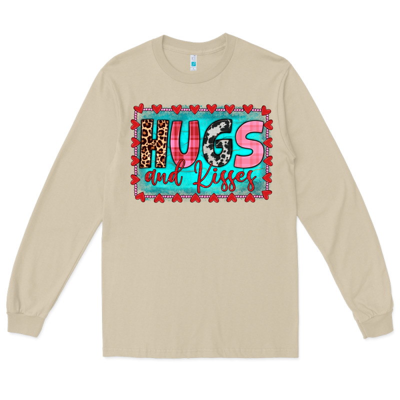 Hugs And Kisses Long Sleeve Tee by JahusDesignShop | Teevron