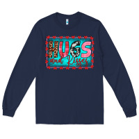 Navy hugs and kisses Long Sleeve Tee - JahusDesignShop