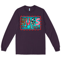 Plum hugs and kisses Long Sleeve Tee - JahusDesignShop
