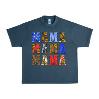 Midnight Navy mama american flag 4th of july Urban Heavy Tee - HRA Design Shop