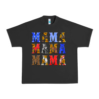 Pigment Black mama american flag 4th of july Urban Heavy Tee - HRA Design Shop
