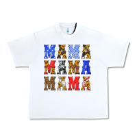 White mama american flag 4th of july Urban Heavy Tee - HRA Design Shop