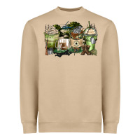 Mushroom veteran coffee cups Heavyweight Sweatshirt - Zillion Design Studio