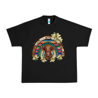 Black scottish calf rainbow Urban Heavy Tee - BarkalooDesign