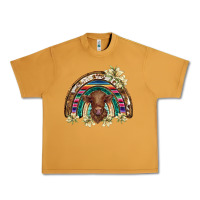 Peanut Butter scottish calf rainbow Urban Heavy Tee - BarkalooDesign