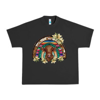Pigment Black scottish calf rainbow Urban Heavy Tee - BarkalooDesign