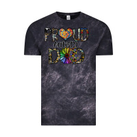Cloud Black proud autism dad Vintage Tee - SublimationCraftShop