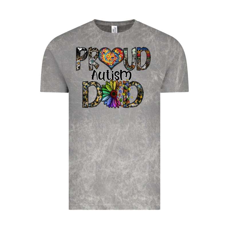 Proud Autism Dad Vintage Tee by SublimationCraftShop | Teevron