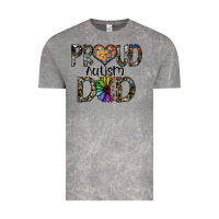 Cloud Rock proud autism dad Vintage Tee - SublimationCraftShop