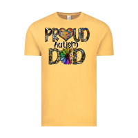 Vintage Mustard proud autism dad Vintage Tee - SublimationCraftShop