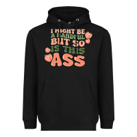 Black i might be a handful but so is this ass Heavyweight Hoodie - MaliasSmallBusiness