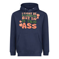 Navy i might be a handful but so is this ass Heavyweight Hoodie - MaliasSmallBusiness
