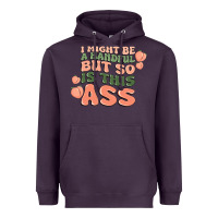 Plum i might be a handful but so is this ass Heavyweight Hoodie - MaliasSmallBusiness