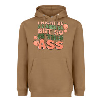 Toasted Coconut i might be a handful but so is this ass Heavyweight Hoodie - MaliasSmallBusiness