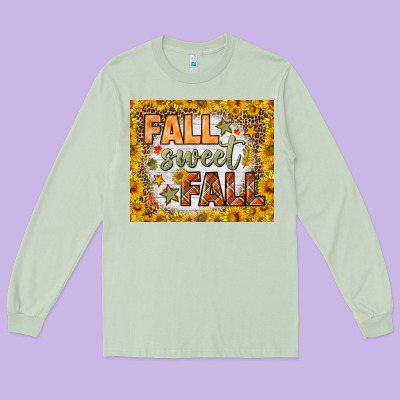Fall Sweet Fall Mousepad Long Sleeve Tee Designed By Bundleandbundleshop