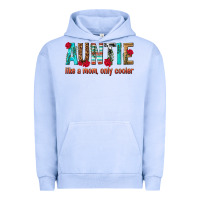 Pigment Grape Ice Auntie Like a Mom Only Cooler Urban Hoodie - texasbilliewilder