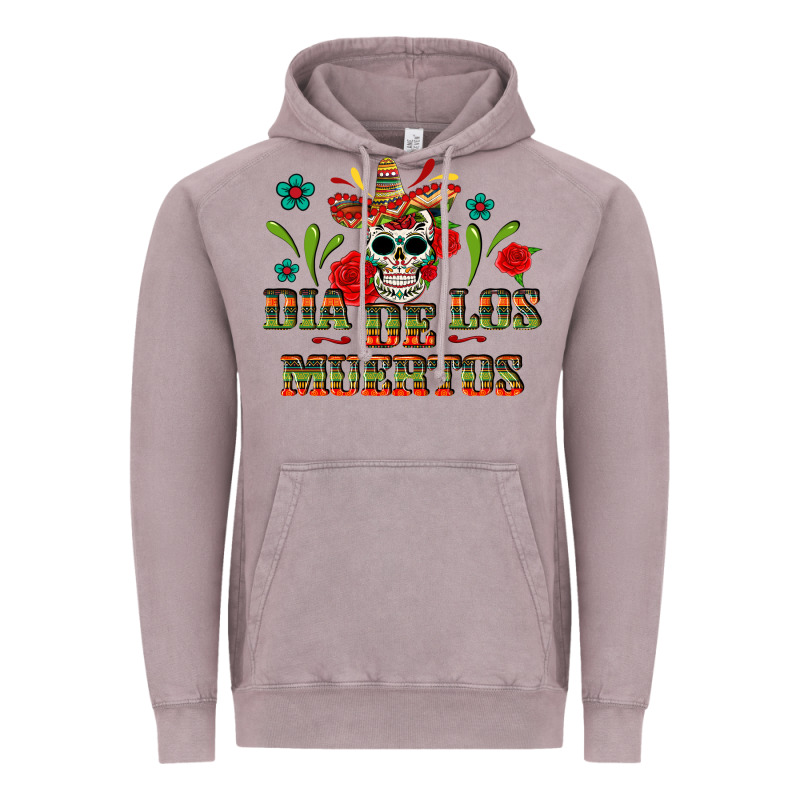 Dia De Los Muertos Vintage Hoodie by texasbilliewilder | Teevron
