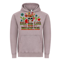 Vintage Zinc dia de los muertos Vintage Hoodie - texasbilliewilder